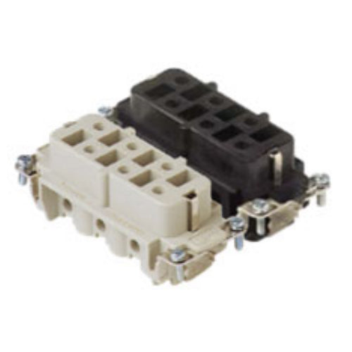 ITC CPF06(#1-16) + CPF06N(#17-32), Female Insert, 12 x 35A + G Poles, Integral Screw Terminal Wire Connection, 600V