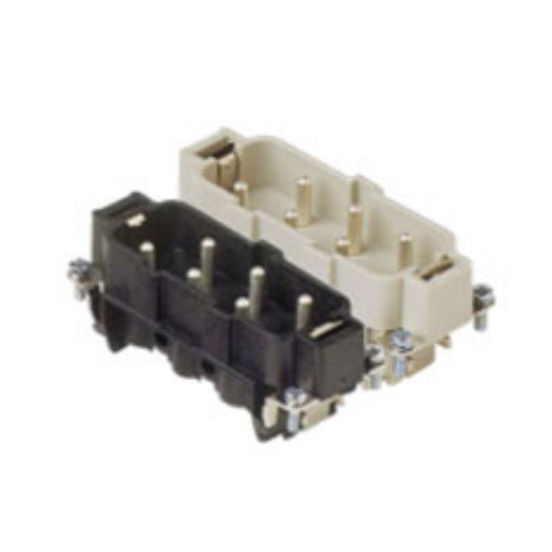 ITC CPM06(#1-16) + CPM06N(#17-32),  Male Insert, 12 x 35A + G Poles, Integral Screw Terminal Wire Connection, 600V