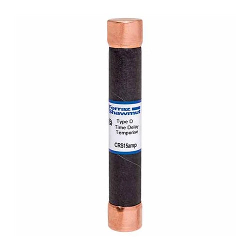 Mersen CRS15, Class H CRS Fuse, Time Delay, 600VAC, 15A, Ferrule Type