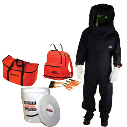 Comentex AFSC-CS21CK, 21 cal/cm² Task Wear, Coverall Kit in an Arc Flash Storage Canister