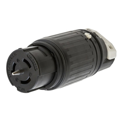 Hubbell CS8264C, Female Connector Bodies, Nylon Housing, Thermoplastic Polyester Interior, 50A 250V, 2-Pole 3-Wire Grounding