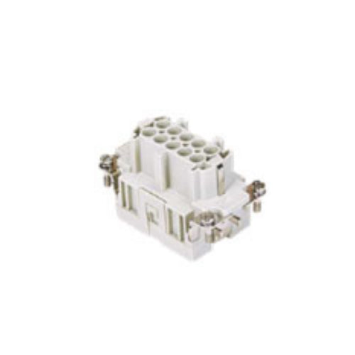 ITC CSEF10, 16A Female Insert, 10 Poles + Ground, Spring Connection, 600V