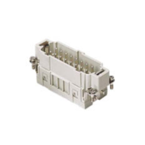 ITC CSEM16, 16A Male Insert, 16 Poles + Ground, Spring Connection, 600V