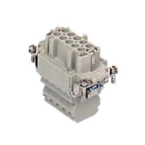 ITC CSSF10, 16A Female Insert, 10 Poles + Ground,  Dual Spring Connection, 600V