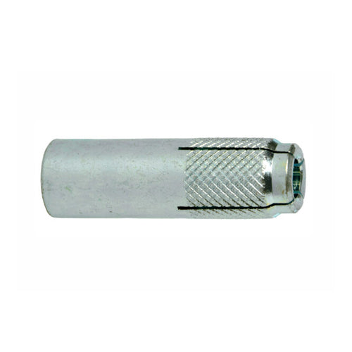 UCAN CTD 1258, Coil Threaded Drop-In Anchors, Zinc Plated, Knurled, Thread Size 1/2'', Drill Size 5/8'', 50 Packs