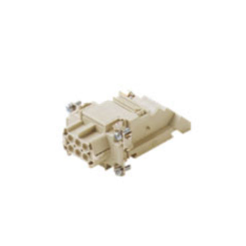 ITC CTF06L, 16A Female Insert, 6 + G Poles, Left Configure, Screw Connection Inserts Mounted in Bulkhead Base, 600V