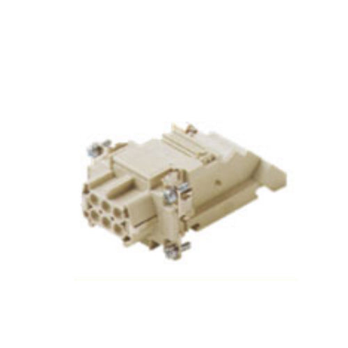 ITC CTF06R, 16A Female Insert, 6 + G Poles, Right Configure, Screw Connection Inserts Mounted in Bulkhead Base, 600V