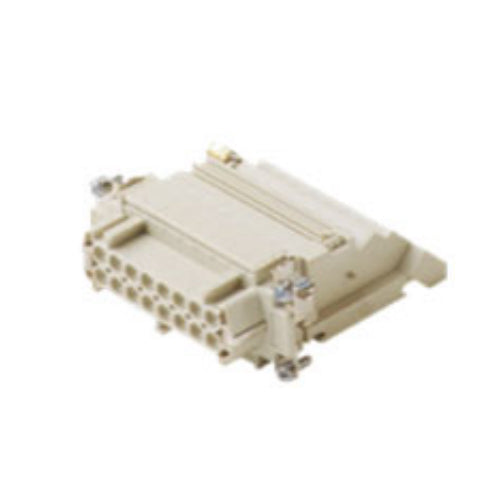 ITC CTF16L, 16A Female Insert, 16 + G Poles, Left Configure, Screw Connection Inserts Mounted in Bulkhead Base, 600V