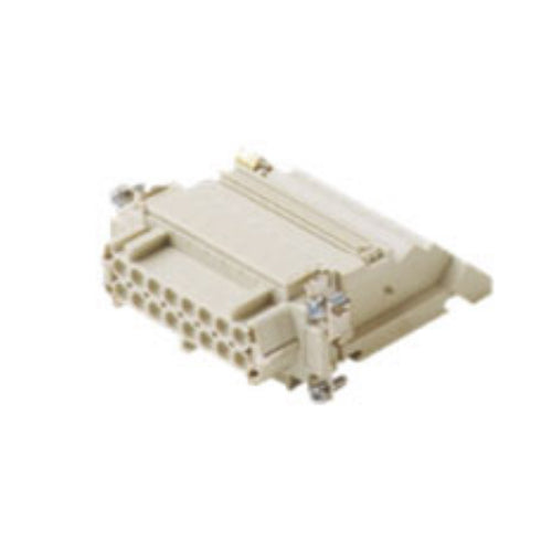 ITC CTF16R, 16A Female Insert, 16 + G Poles,  Right Configure, Screw Connection Inserts Mounted in Bulkhead Base,  600V