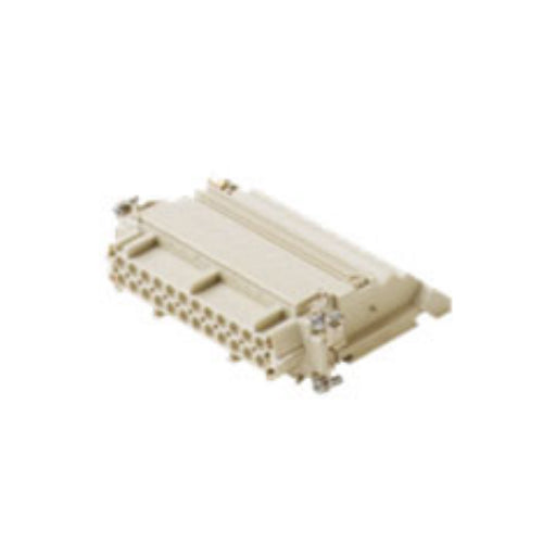 ITC CTF24R, 16A Female Insert, 24 + G Poles,  Right Configure, Screw Connection Inserts Mounted in Bulkhead Base, 600V
