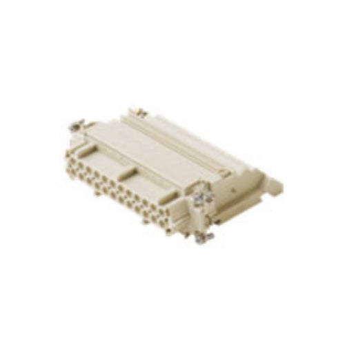 ITC CTF24RN(#25-48), 16A Female Insert,  24 + G Poles, Right Configure,  Screw Connection Inserts Mounted in Bulkhead Base,  600V