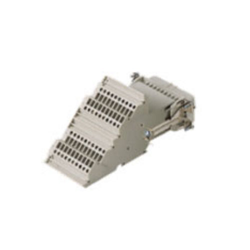 ITC CTF40L,10A Female Insert, 40 + G Poles,  Left Configure,  Screw Connection Inserts Mounted in Bulkhead Base,  600V