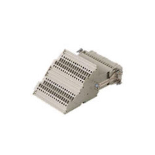 ITC CTF64L, 10A Female Insert, 64 + G Poles, Left Configure, Screw Connection Inserts Mounted in Bulkhead Base, 600V