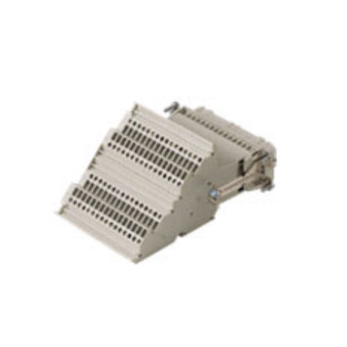 ITC CTF64R, 10A Female Insert,  64 + G Poles,  Right Configure, Screw Connection Inserts Mounted in Bulkhead Base, 600V