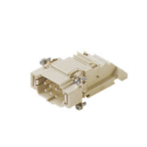 ITC CTM06R, 16A Male Insert, 6 + G Poles,  Right Configure, Screw Connection Inserts Mounted in Bulkhead Base, 600V
