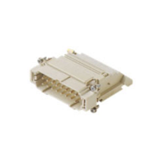 ITC CTM16L, 16A Male Insert, 16 + G Poles, Left Configure, Screw Connection Inserts Mounted in Bulkhead Base, 600V