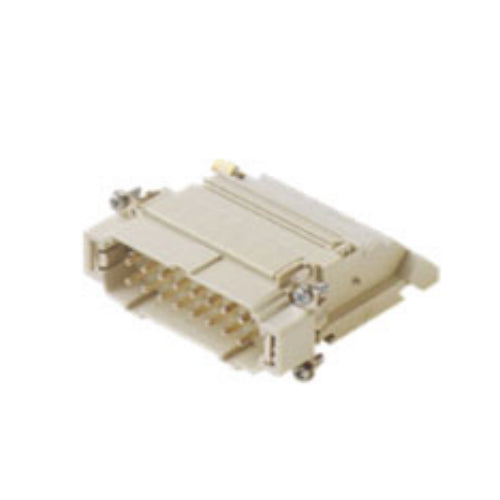 ITC CTM16R, 16A Male Insert, 16 + G Poles, Right Configure,  Screw Connection Inserts Mounted in Bulkhead Base, 600V