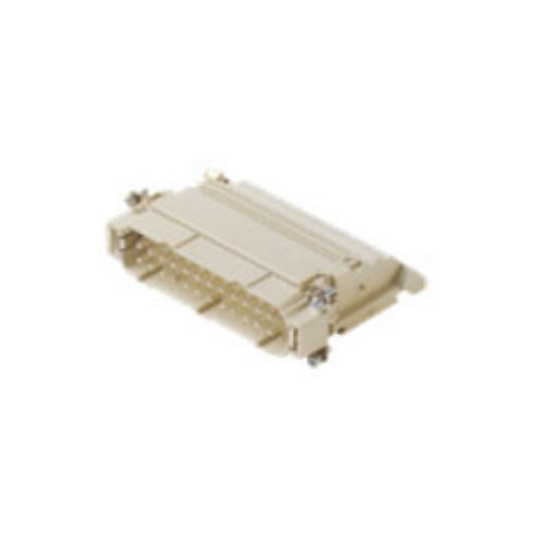 ITC CTM24L, 16A Male Insert,  24 + G Poles,  Left Configure,  Screw Connection Inserts Mounted in Bulkhead Base,  600V