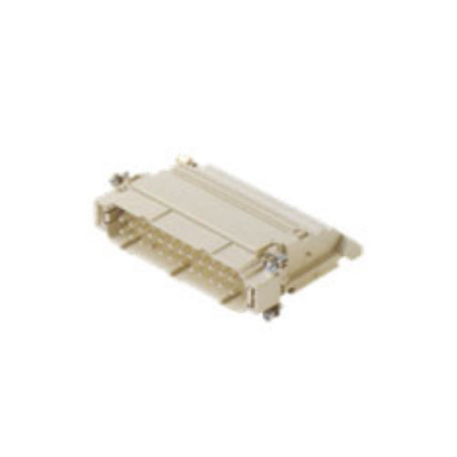 ITC CTM24LN(#25-48), 16A Male Insert,  24 + G Poles, Left Configure, Screw Connection Inserts Mounted in Bulkhead Base,  600V
