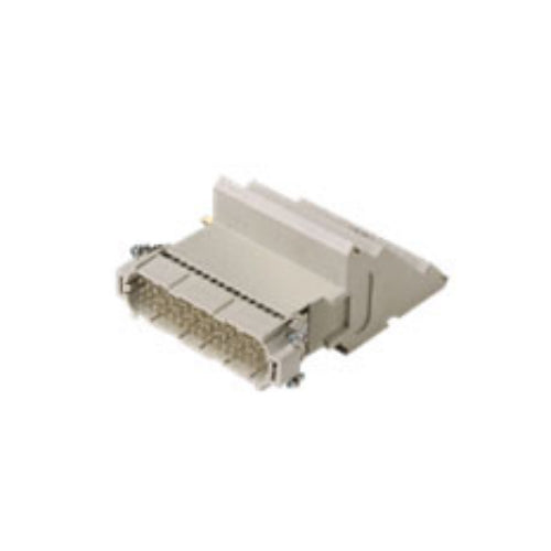 ITC CTM64L, 10A Male Insert, 64 + G Poles, Left Configure, Screw Connection Inserts Mounted in Bulkhead Base, 600V