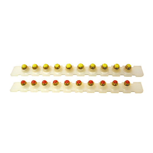 UCAN CTS RED, Power Loads, 0.25 Cal. In Plastic Strips, For Low-Velocity Tools, Power Level Red Strong, 100 Packs