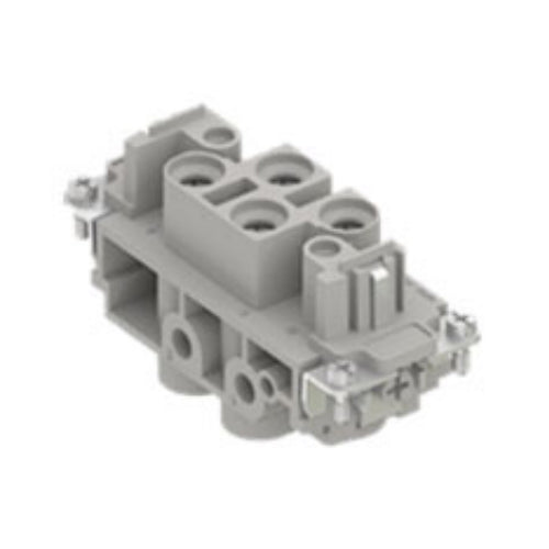 ITC CXF 4/2, MIXO Female Insert, 4x80A + 2x16A + G Poles, Integral Screw Terminal Wire Connection, 600V
