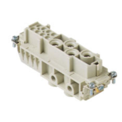 ITC CXF 4/8, MIXO Female Insert, 4x80A + 8x16A + G Poles, Integral Screw Terminal Wire Connection, 600V