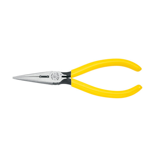 Klein Tools D203-6H2, Pliers, Needle Nose Side-Cutters, Stripping, 6-Inch