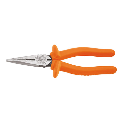 Klein Tools D203-8-INS, Long Nose Pliers, Insulated, 8-Inch