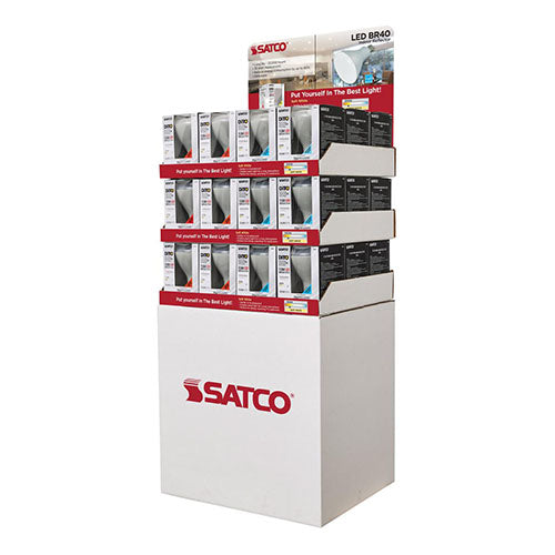 Satco D2101, LED BR40, 11.5W, 120V, 940 Lumens, 3000K Warm White, Medium E26 Base, Containing 36 packs of S9635