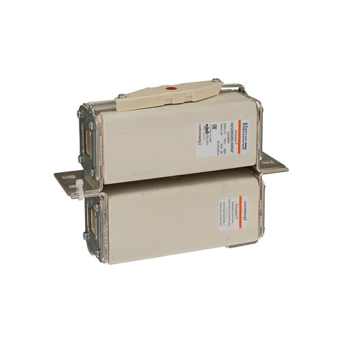 Mersen D2122SD20C800QF, Square Body High-Speed Fuse, Fast Acting, Size 2x122 aR, 2000VDC, 800A, With Striker L Brackets