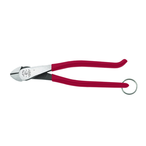 Klein Tools D248-9STT, Ironworker's Diagonal Cutting Pliers, with Tether Ring, 9-Inch