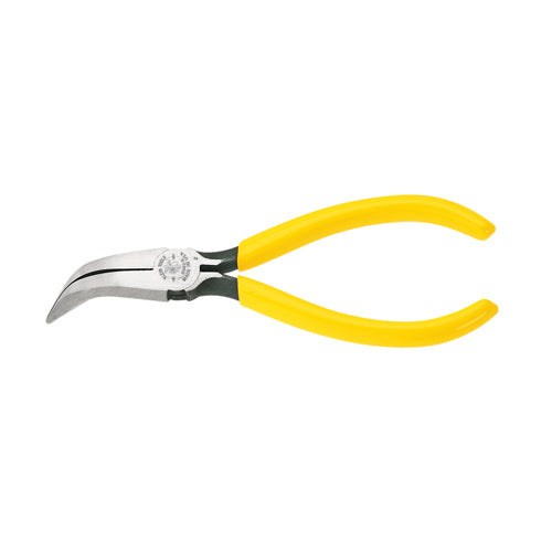 Klein Tools D302-6, Pliers, Curved Needle Nose Pliers, 6-1/2-Inch