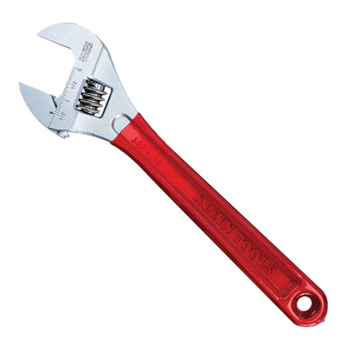 Klein Tools D507-12, Adjustable Wrench Extra Capacity, 12-Inch