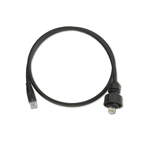 Leviton D6723-35E, Duraport Industrial Cat 6A Shielded Patch Cord, Industrial Plug-to-RJ-45 Plug, 35 Feet, Black