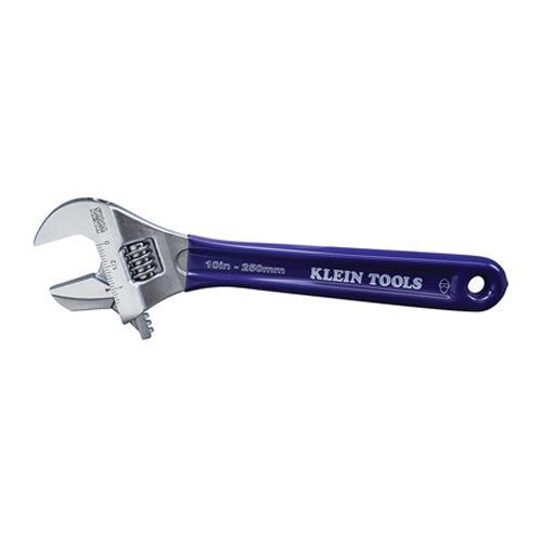 Klein Tools D86930, Reversible Jaw/Adjustable Pipe Wrench, 10-Inch