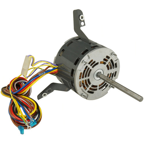 Rotom DD-045, 5.5'' Flex Mount Direct Drive Motors, PSC Type, Sleeve Bearing, 1/3 HP, 208/230 Volts, 2.3 Amps, 10MFD Capacitor, 4/1075 Spd/RPM, Reversible Rotation, 1/2''×6'' Shaft