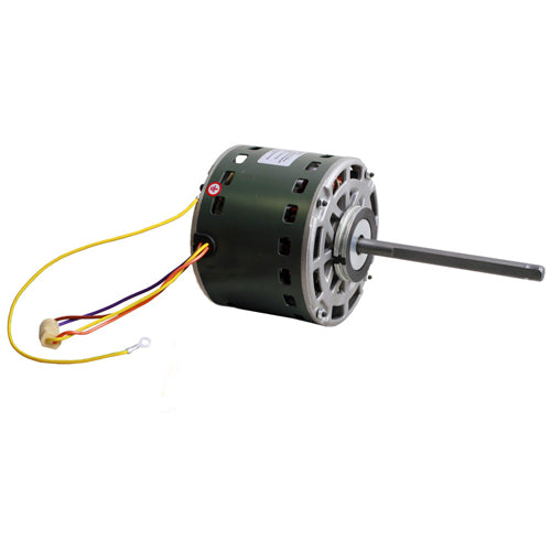Rotom DD-1314, 5.5'' Diameter Direct Drive Motor, Sleeve Bearing, 1/3 HP, 115 Volts, 6 Amps, 7.5MFD Capacitor, 4/1075 Spd/RPM, Reversible Rotation, 1/2''×6'' Shaft