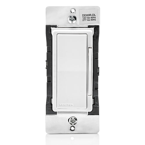 Leviton DD00R-DLZ, Decora Smart Dimmer Companion for 3-Way or Up to 4 Additional Location Applications, 120/277VAC, 60Hz, White