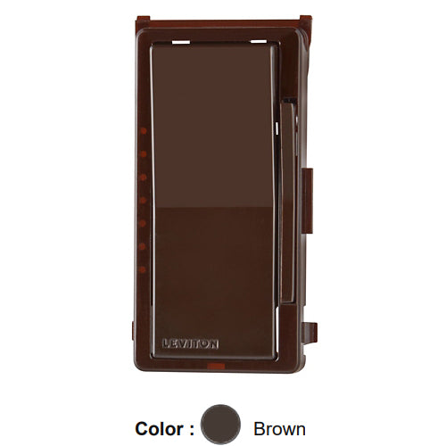 Leviton DDKIT-B, Color Change Kit for Decora Digital/Smart Dimmer and Fan Speed Controller, Brown