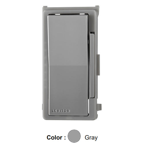 Leviton DDKIT-G, Color Change Kit for Decora Digital/Smart Dimmer and Fan Speed Controller, Gray