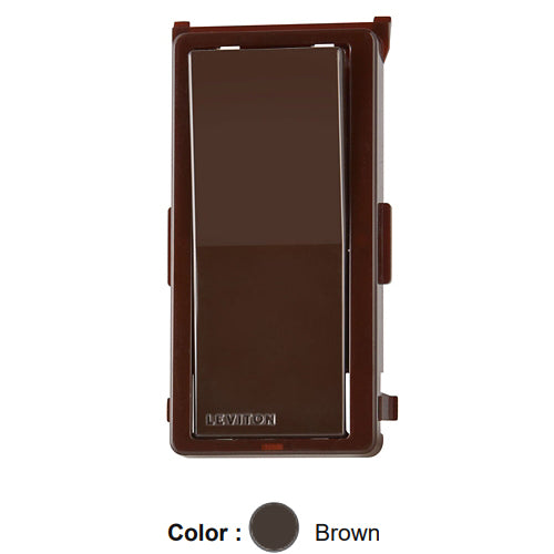 Leviton DDKIT-SB, Color Change Kit for Decora Smart Switch, Brown