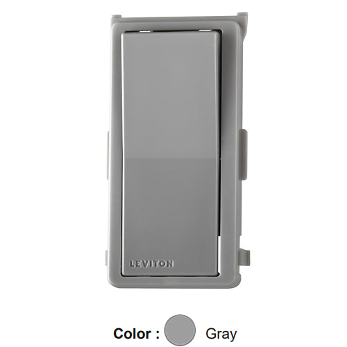 Leviton DDKIT-SG, Color Change Kit for Decora Smart Switch, Gray