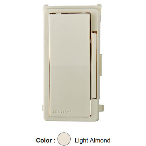 Leviton DDKIT-T, Color Change Kit for Decora Digital/Smart Dimmer and Fan Speed Controller, Light Almond