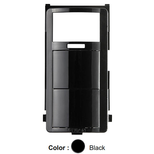 Leviton DHDKT-E, Color Change Kit for Decora Combination Motion and Humidity Sensors, Black