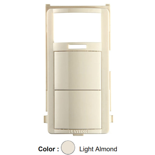 Leviton DHDKT-T, Color Change Kit for Decora Combination Motion and Humidity Sensors, Light Almond