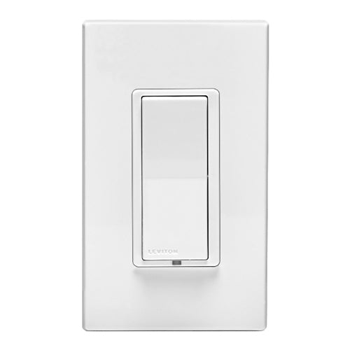 Leviton DL05S-D0Z, Decora Wallbox Light Switch Room Controller with 5A Relay, 120-277VAC, 50/60Hz, 5A Load, White