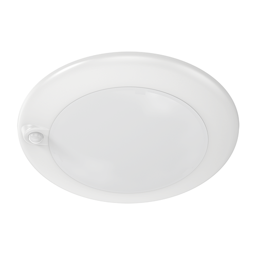 Lotus DL205S-6-15W-5CCT-R90-0081-WH, 6" PIR Round Disk Downlight 15W, 120VAC, 5CCT, 1110-1270 Lumens, White Trim, CRI 90+