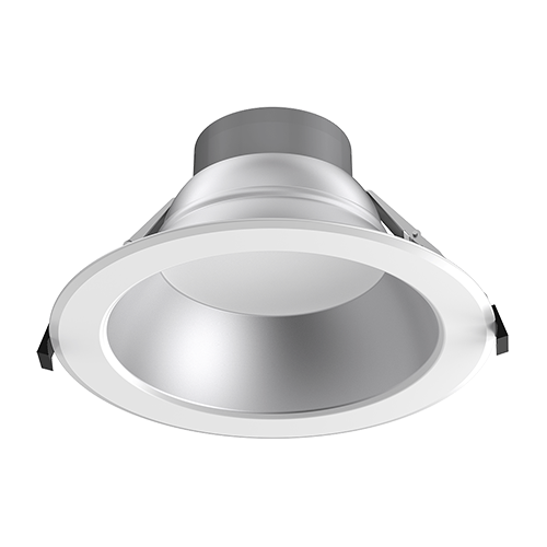 Lotus DL254-10-40W-M-A5C5-HO-AZ, 10" LED Alzak Round Commercial 5 CCT & 5 Wattage Selectable, 22-40W, 120-347VAC, 5CCT, 2240-4360 Lumens, 0-10V Dimming