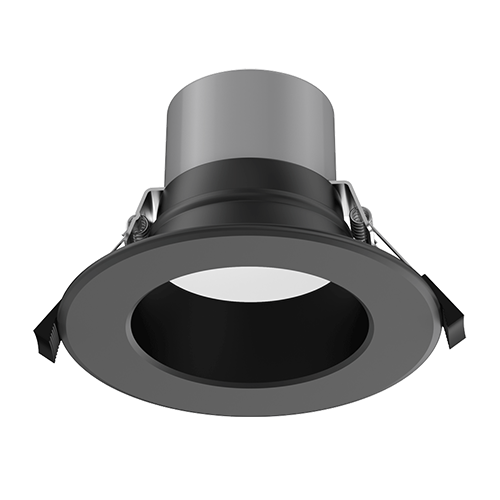 Lotus DL254-4-16W-M-A5C5-BK, 4" LED Black Round Commercial 5 CCT & 5 Wattage Selectable,6-16W, 120-347VAC, 5CCT, 570-1670 Lumens, 0-10V Dimming